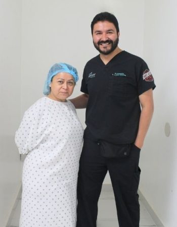 Dr. Miguel Montalvo with Patient Before Surgery